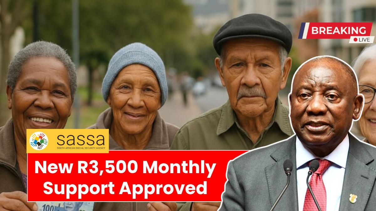 R3,500 Monthly Support Approved