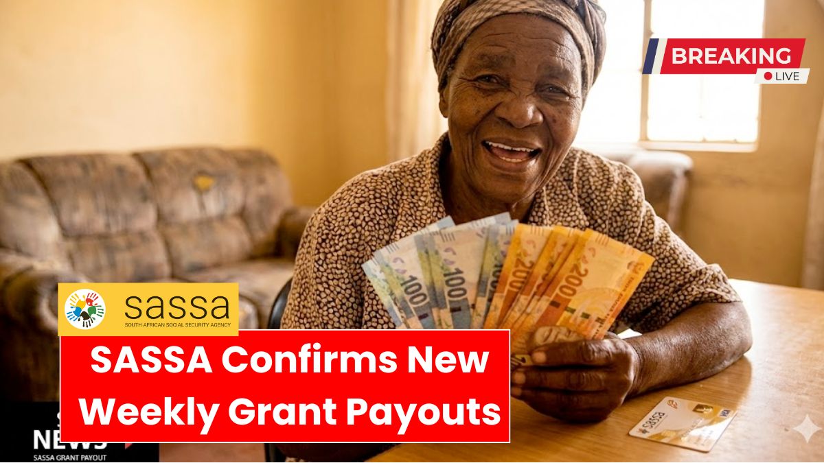 SASSA Confirms New Weekly Grant Payouts
