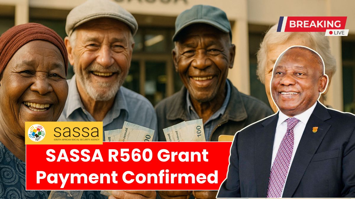 SASSA R560 Grant Payment Confirmed