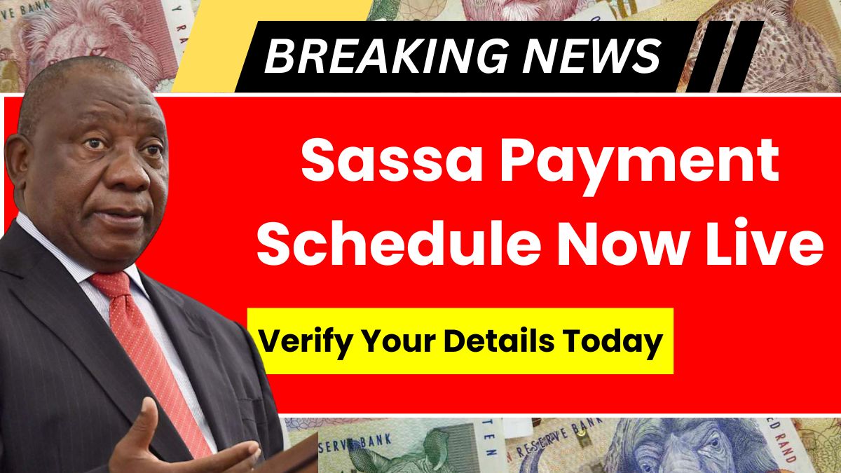 Sassa Payment Schedule